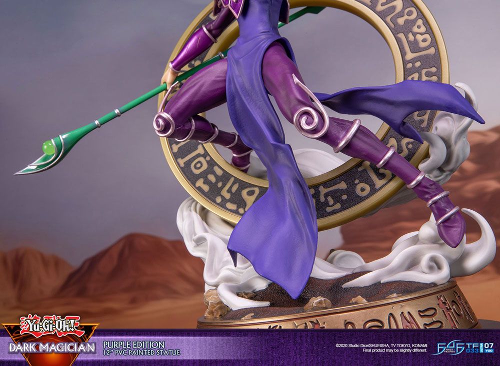Yu-Gi-Oh! statuette PVC Dark Magician Purple Version 29 cm
