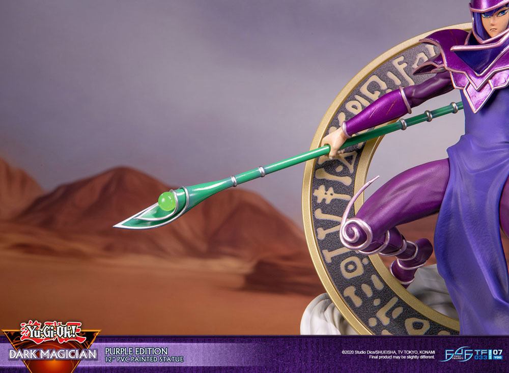 Yu-Gi-Oh! statuette PVC Dark Magician Purple Version 29 cm