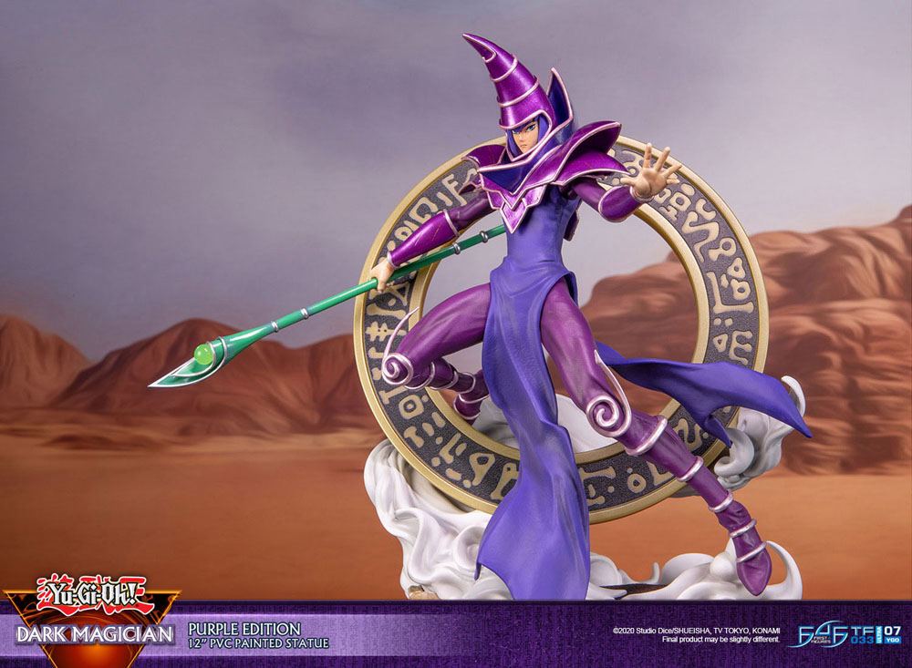 Yu-Gi-Oh! statuette PVC Dark Magician Purple Version 29 cm