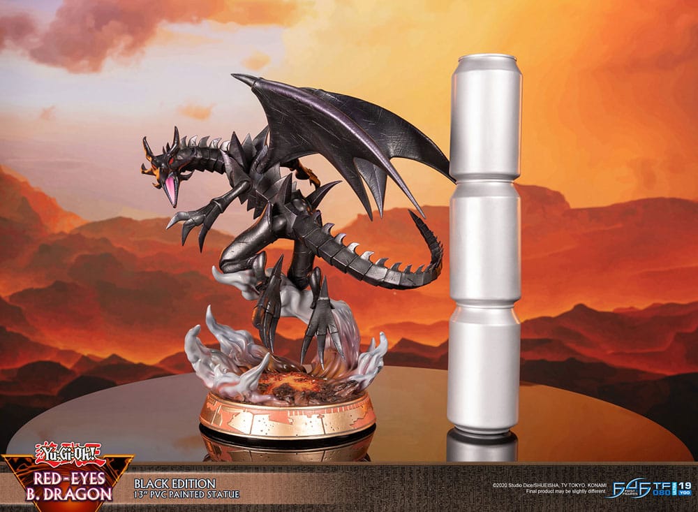 Yu-Gi-Oh! statuette PVC Red-Eyes B. Dragon Black Colour 33 cm