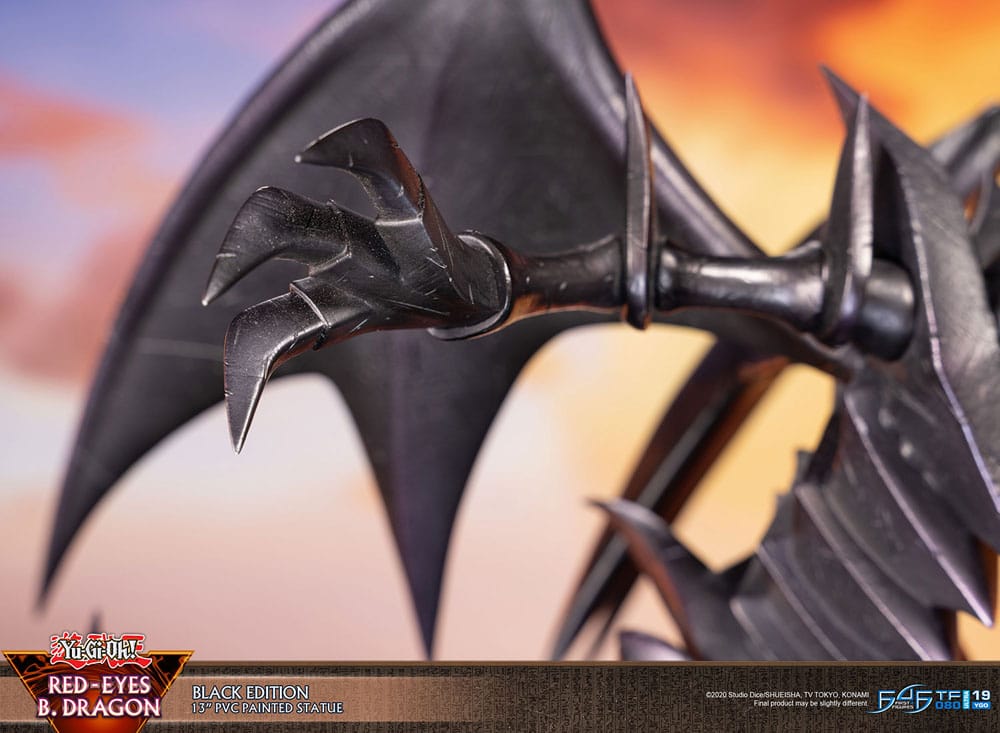 Yu-Gi-Oh! statuette PVC Red-Eyes B. Dragon Black Colour 33 cm