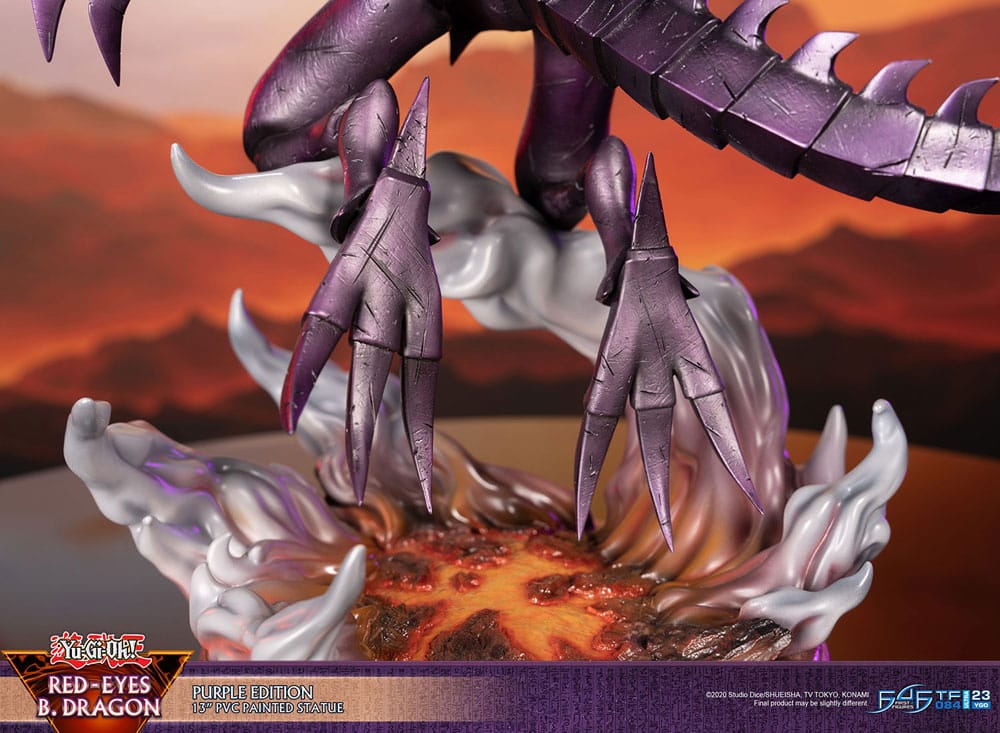 Yu-Gi-Oh! statuette PVC Red-Eyes B. Dragon Purple Colour 33 cm