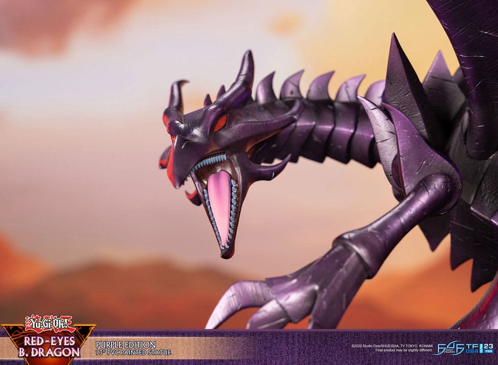 Yu-Gi-Oh! statuette PVC Red-Eyes B. Dragon Purple Colour 33 cm