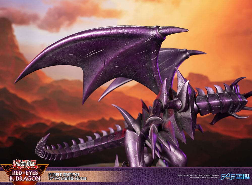 Yu-Gi-Oh! statuette PVC Red-Eyes B. Dragon Purple Colour 33 cm