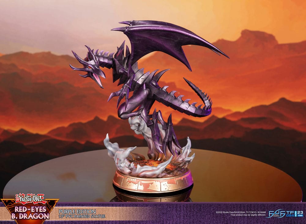 Yu-Gi-Oh! statuette PVC Red-Eyes B. Dragon Purple Colour 33 cm