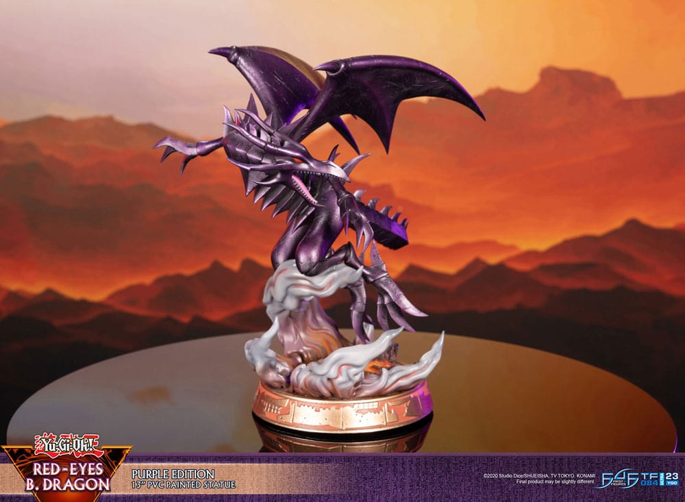 Yu-Gi-Oh! statuette PVC Red-Eyes B. Dragon Purple Colour 33 cm