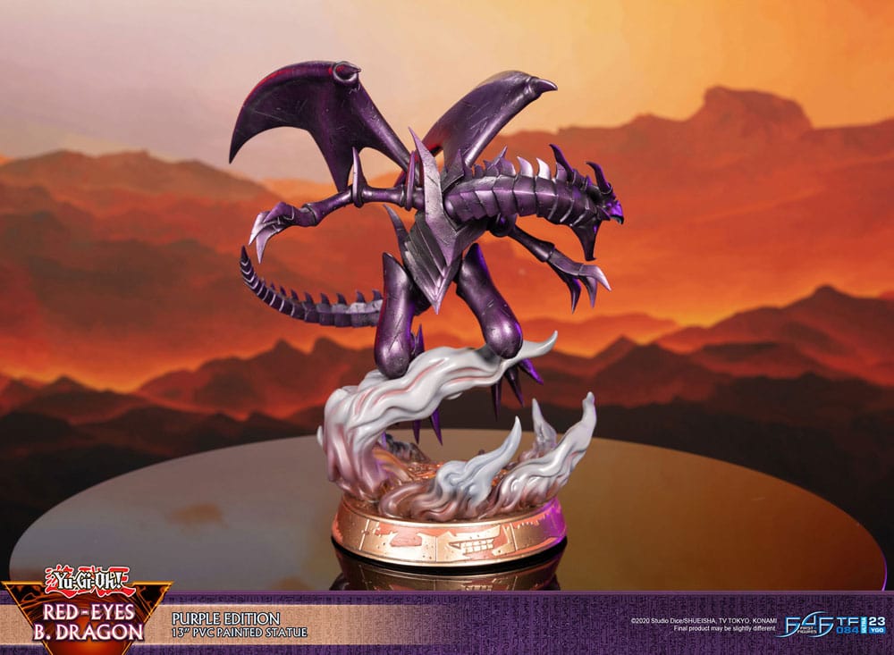Yu-Gi-Oh! statuette PVC Red-Eyes B. Dragon Purple Colour 33 cm