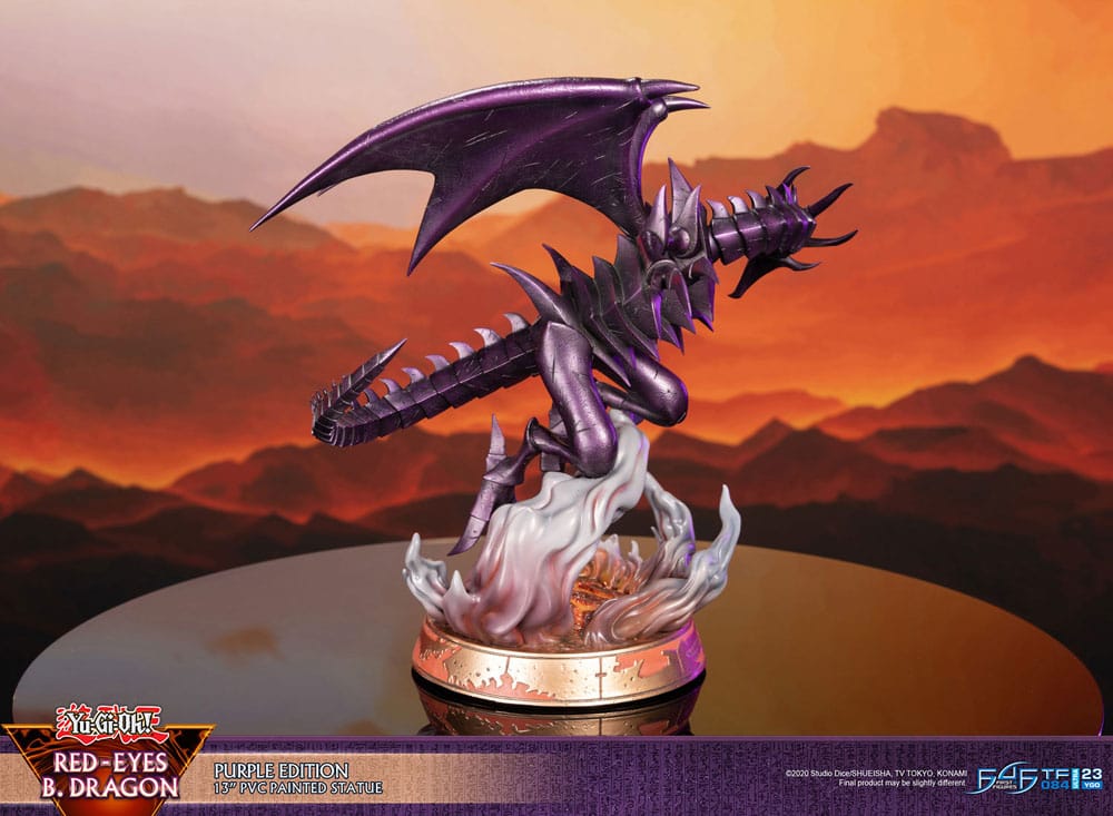 Yu-Gi-Oh! statuette PVC Red-Eyes B. Dragon Purple Colour 33 cm