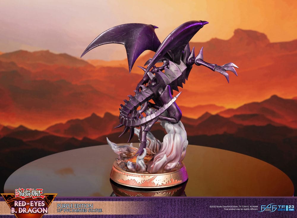 Yu-Gi-Oh! statuette PVC Red-Eyes B. Dragon Purple Colour 33 cm