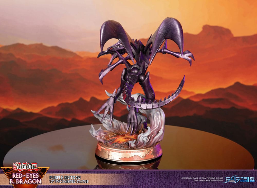 Yu-Gi-Oh! statuette PVC Red-Eyes B. Dragon Purple Colour 33 cm