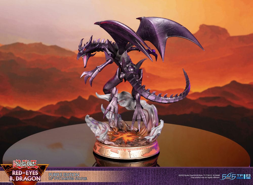 Yu-Gi-Oh! statuette PVC Red-Eyes B. Dragon Purple Colour 33 cm