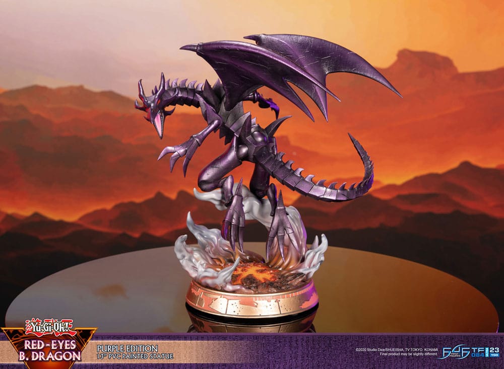 Yu-Gi-Oh! statuette PVC Red-Eyes B. Dragon Purple Colour 33 cm