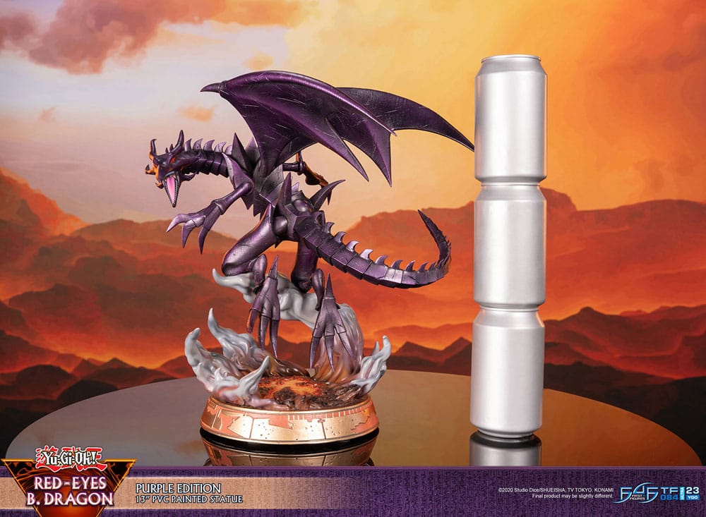Yu-Gi-Oh! statuette PVC Red-Eyes B. Dragon Purple Colour 33 cm