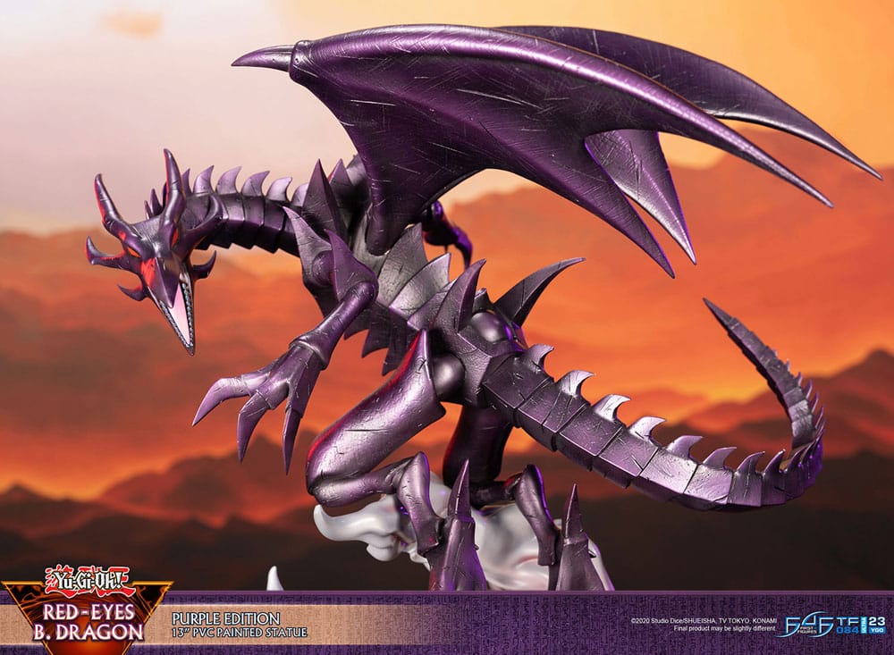 Yu-Gi-Oh! statuette PVC Red-Eyes B. Dragon Purple Colour 33 cm