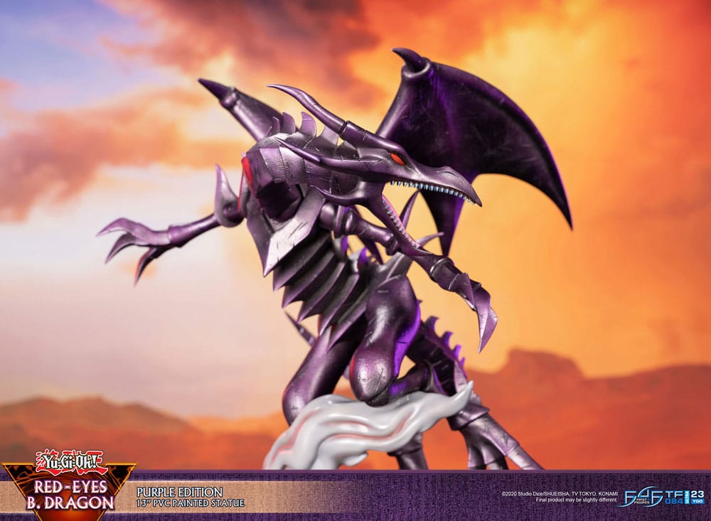 Yu-Gi-Oh! statuette PVC Red-Eyes B. Dragon Purple Colour 33 cm