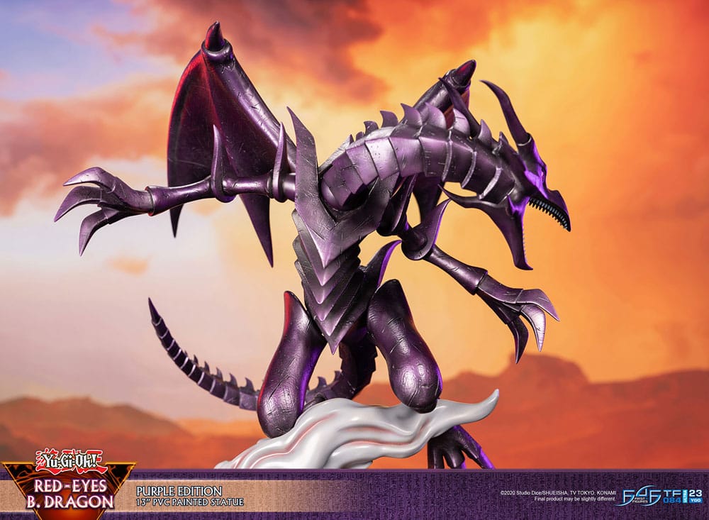 Yu-Gi-Oh! statuette PVC Red-Eyes B. Dragon Purple Colour 33 cm