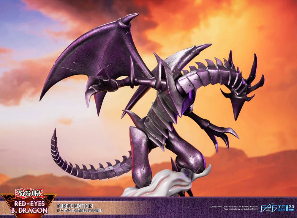 Yu-Gi-Oh! statuette PVC Red-Eyes B. Dragon Purple Colour 33 cm
