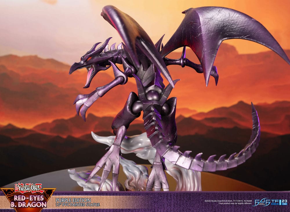 Yu-Gi-Oh! statuette PVC Red-Eyes B. Dragon Purple Colour 33 cm