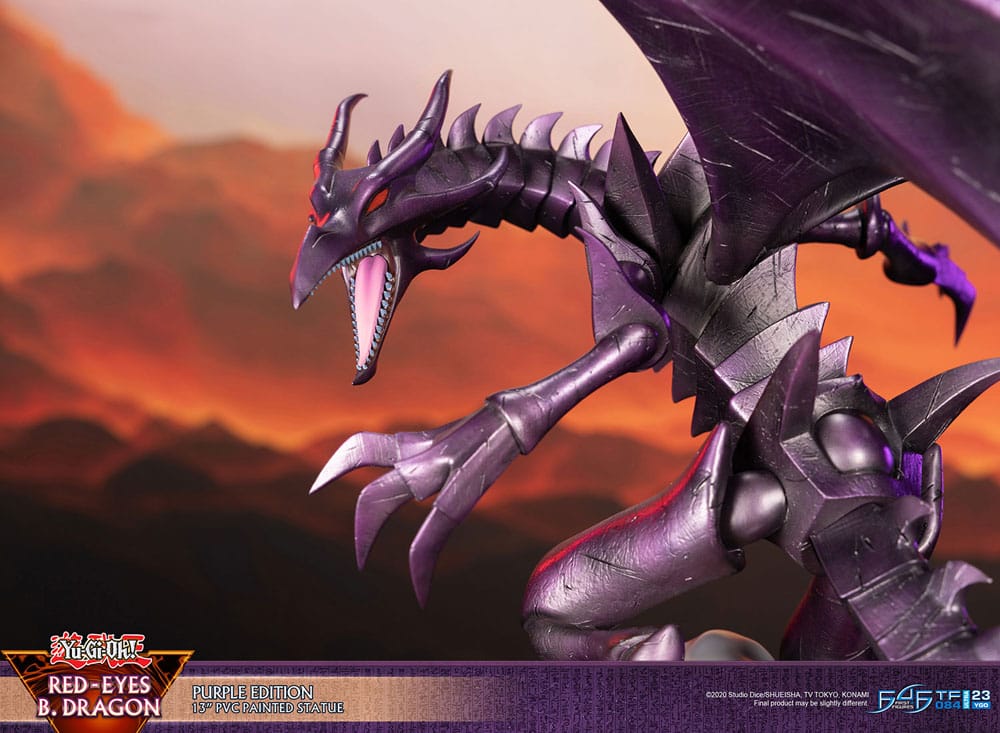 Yu-Gi-Oh! statuette PVC Red-Eyes B. Dragon Purple Colour 33 cm