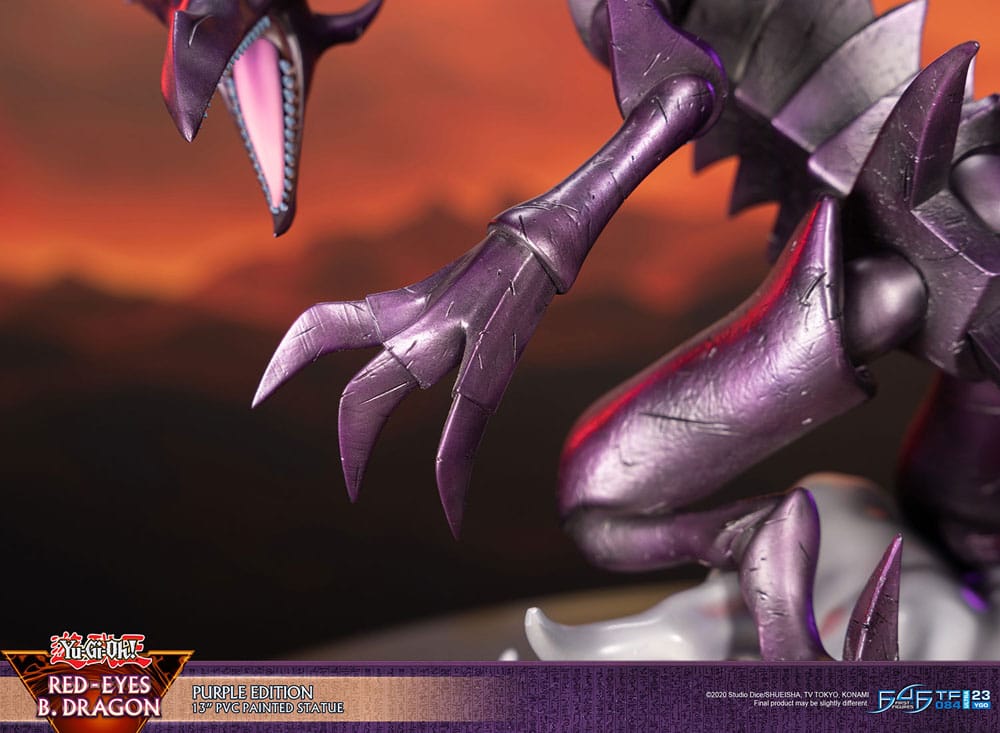 Yu-Gi-Oh! statuette PVC Red-Eyes B. Dragon Purple Colour 33 cm