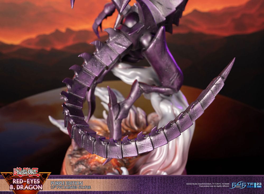 Yu-Gi-Oh! statuette PVC Red-Eyes B. Dragon Purple Colour 33 cm