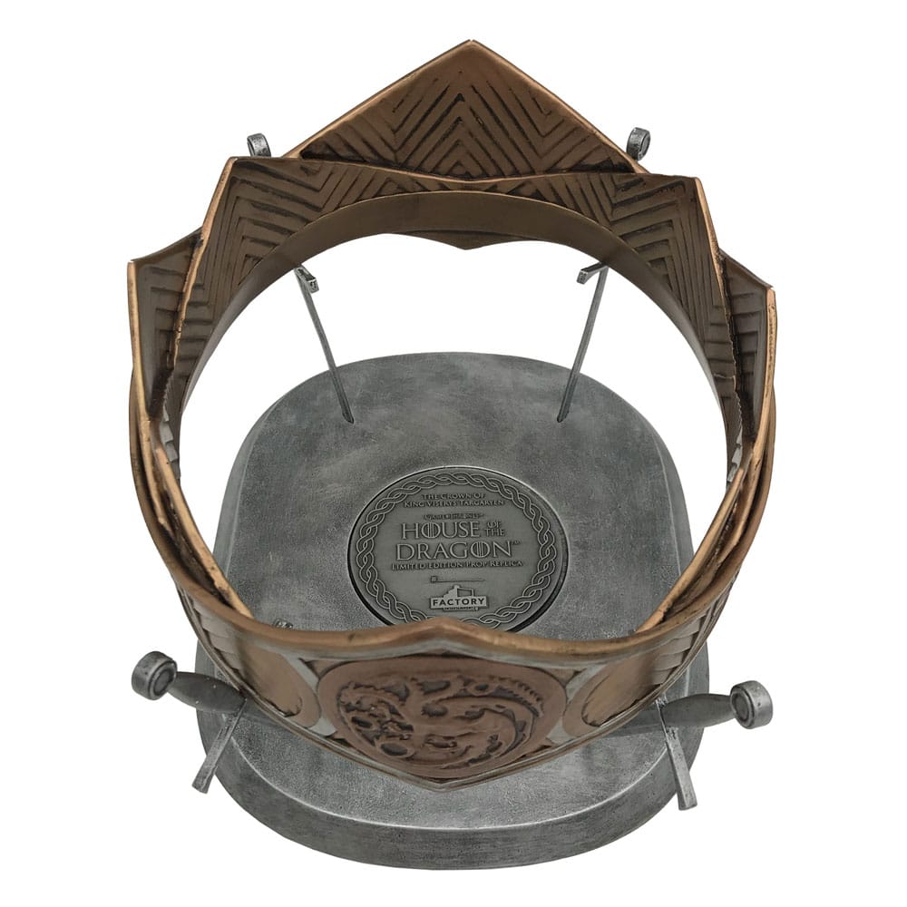 House of the Dragon réplique 1/1 couronne de Viserys Targaryen Limited Edition 15 cm