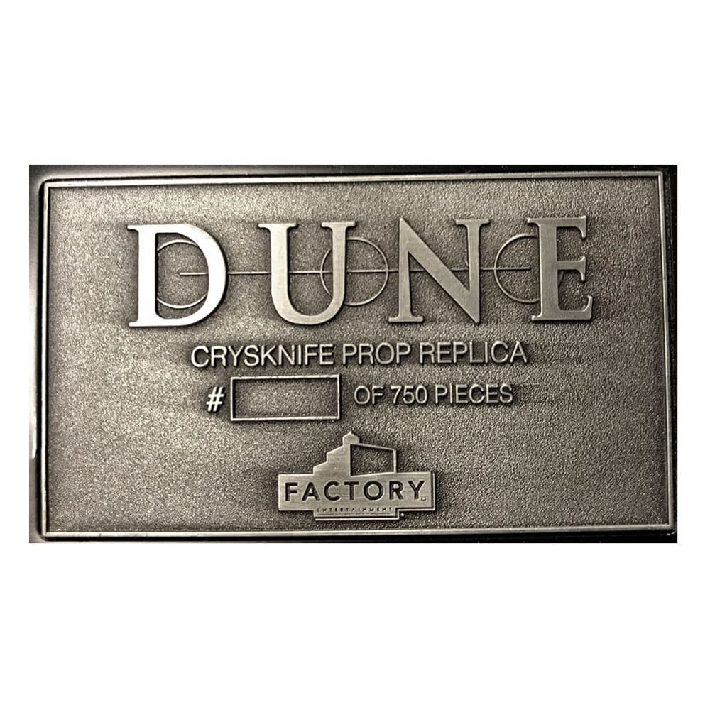 Dune 1984 réplique 1/1 Crysknife Limited Edition 25 cm