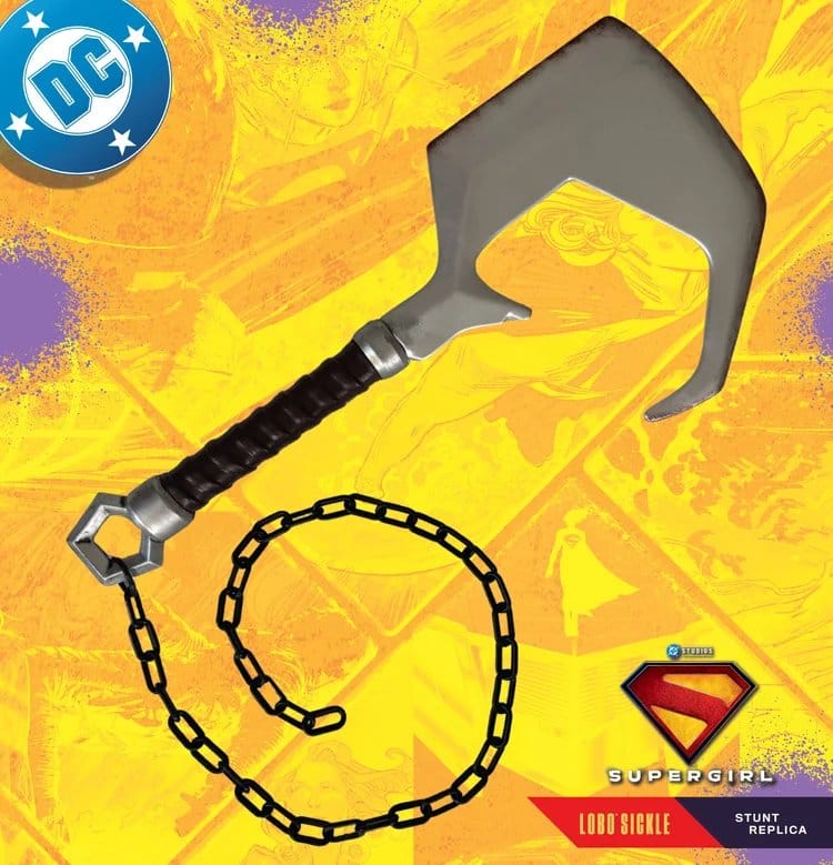 Supergirl LARP Stunt Prop réplique 1/1 Lobo Sickle 150 cm