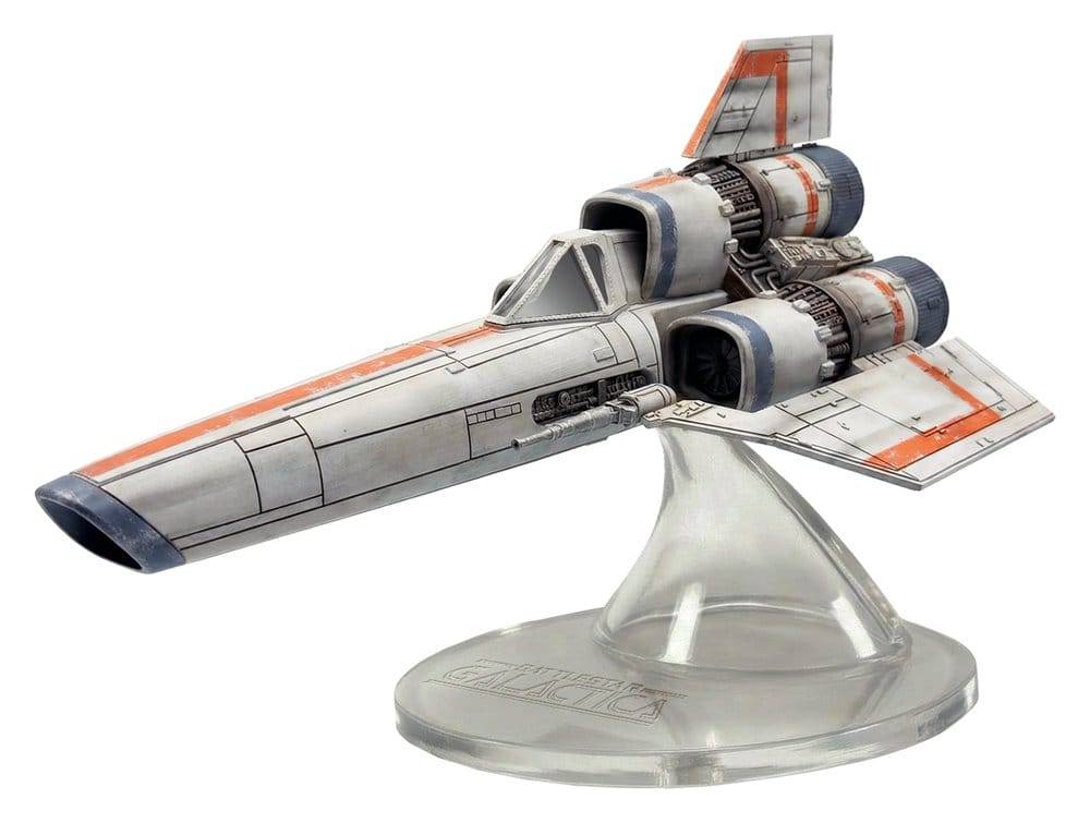 Battlestar Galactica figurine avec véhicule Colonial Viper Mk & Lieutenant Boomer
