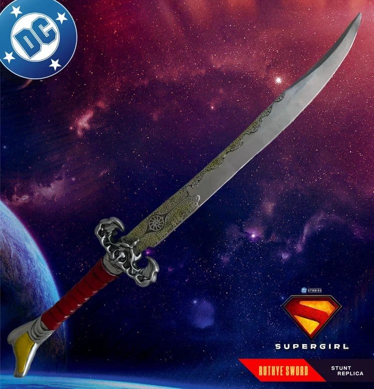 Supergirl LARP Stunt Prop réplique 1/1 Ruthye Sword 74 cm