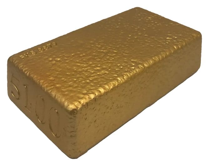 James Bond prop réplique 1/1 Goldfinger Fort Knox Bullion Bar 25 cm Limited Edition