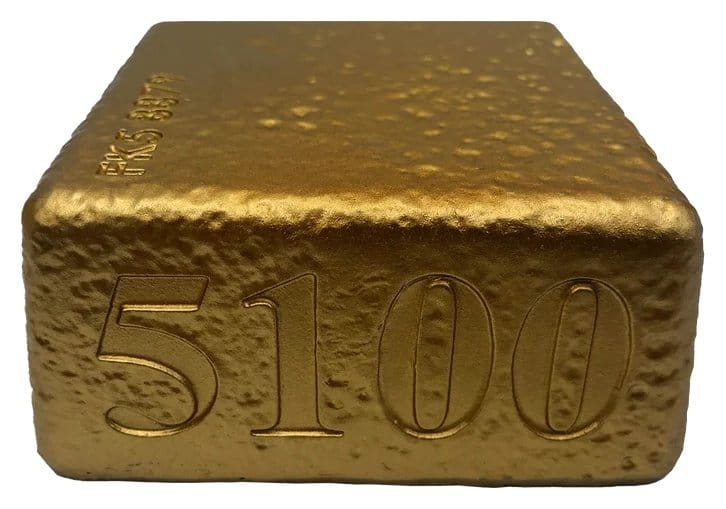James Bond prop réplique 1/1 Goldfinger Fort Knox Bullion Bar 25 cm Limited Edition