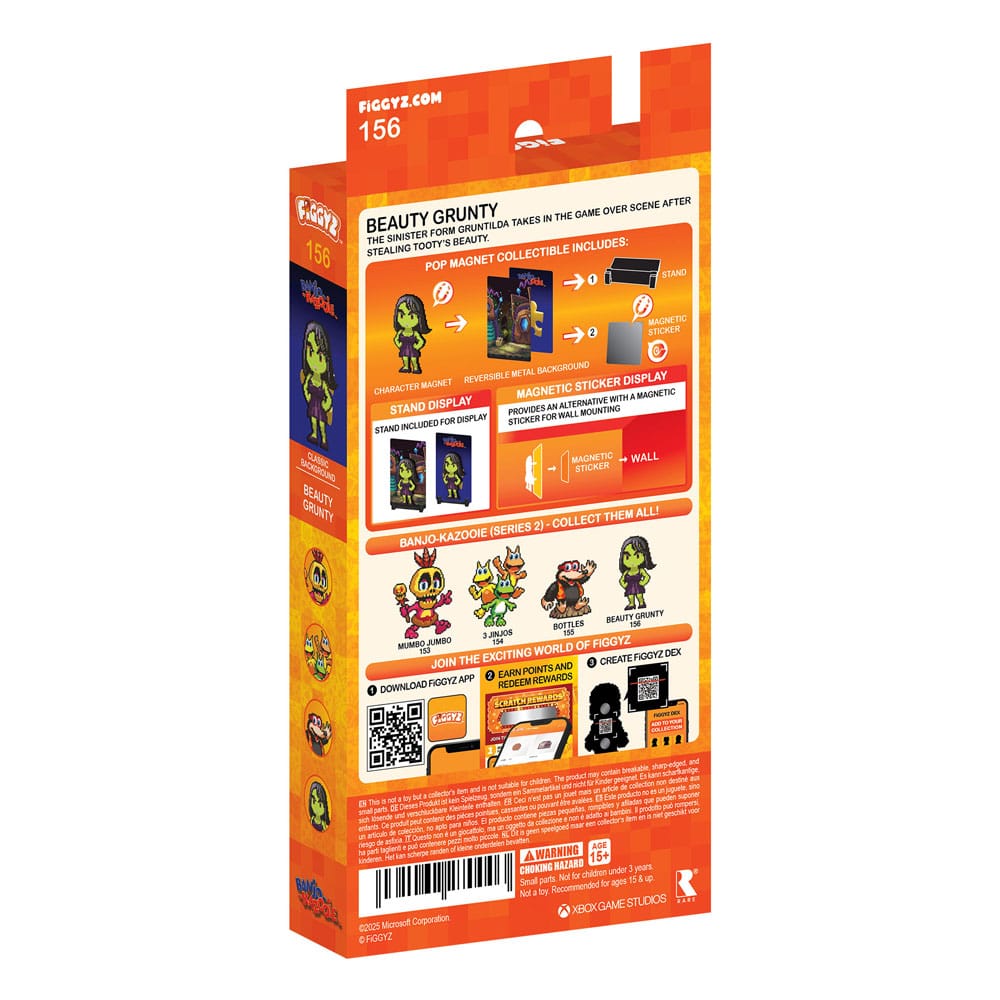 Banjo-Kazooie magnet à collectionner FiGGYZ Beauty Grunty 11 cm