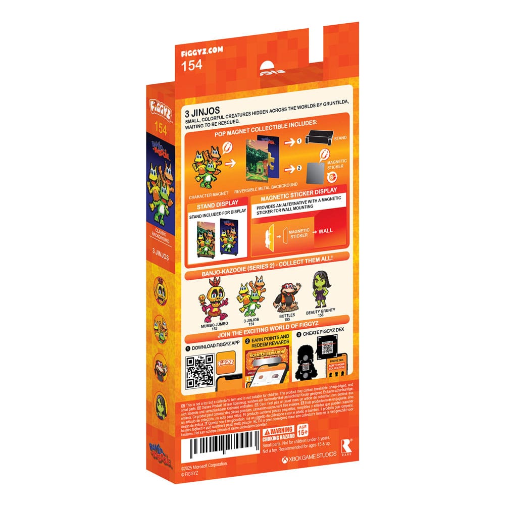 Banjo-Kazooie magnet à collectionner FiGGYZ Jinjos 11 cm