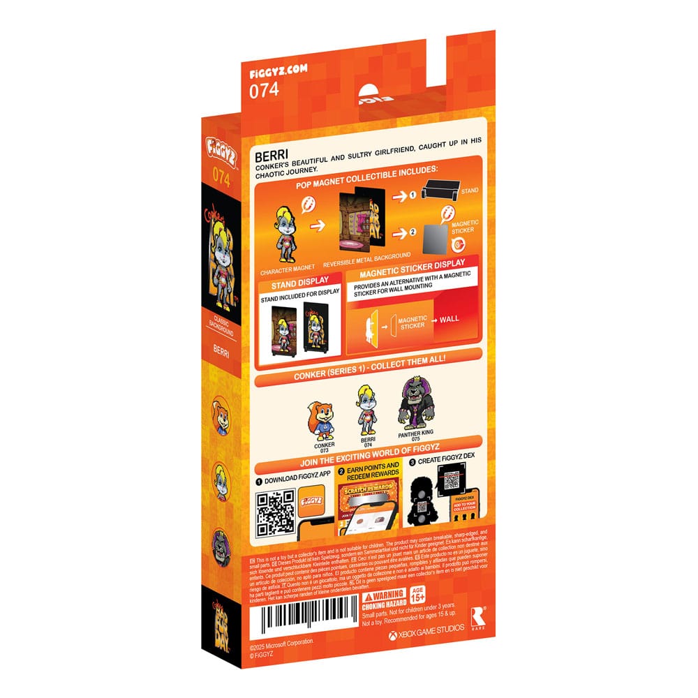 Conker's Bad Fur Day magnet à collectionner FiGGYZ Berri 11 cm