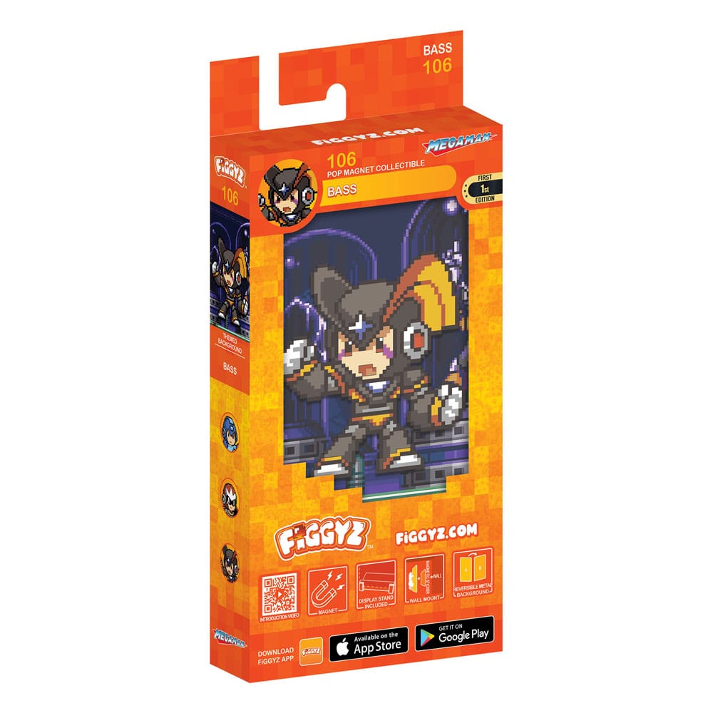 Mega Man magnet à collectionner FiGGYZ Bass 11 cm