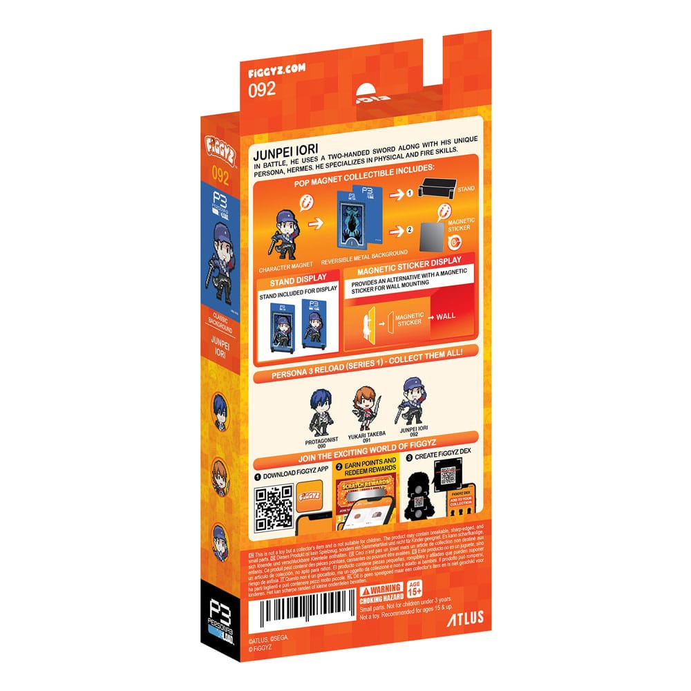 Persona 3 Reload magnet à collectionner FiGGYZ Junpei Iori 11 cm