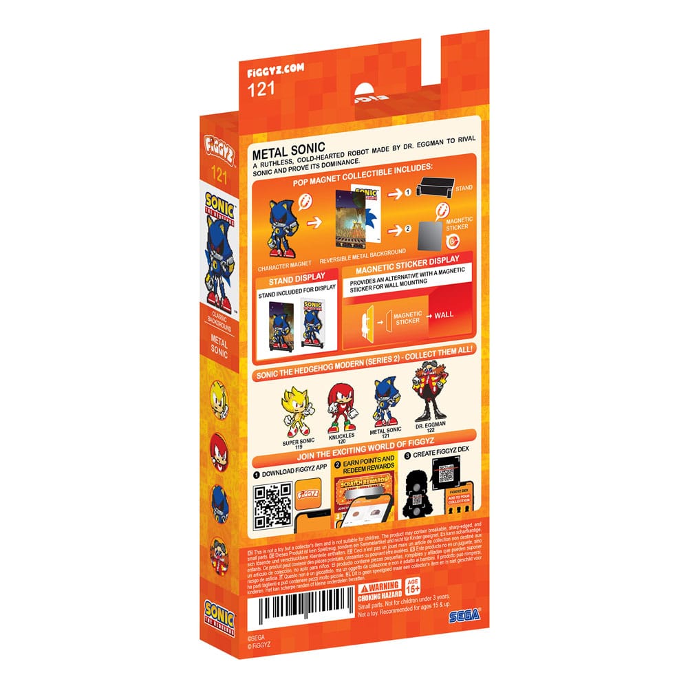 Sonic the Hedgehog (Modern) magnet à collectionner FiGGYZ Metal Sonic 11 cm