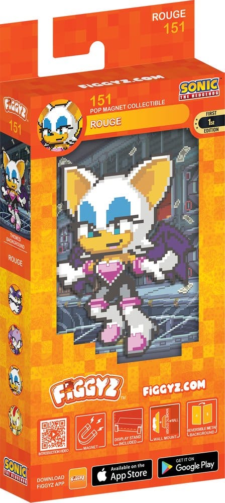 Sonic the Hedgehog (Modern) magnet à collectionner FiGGYZ Rouge the Bat 11 cm