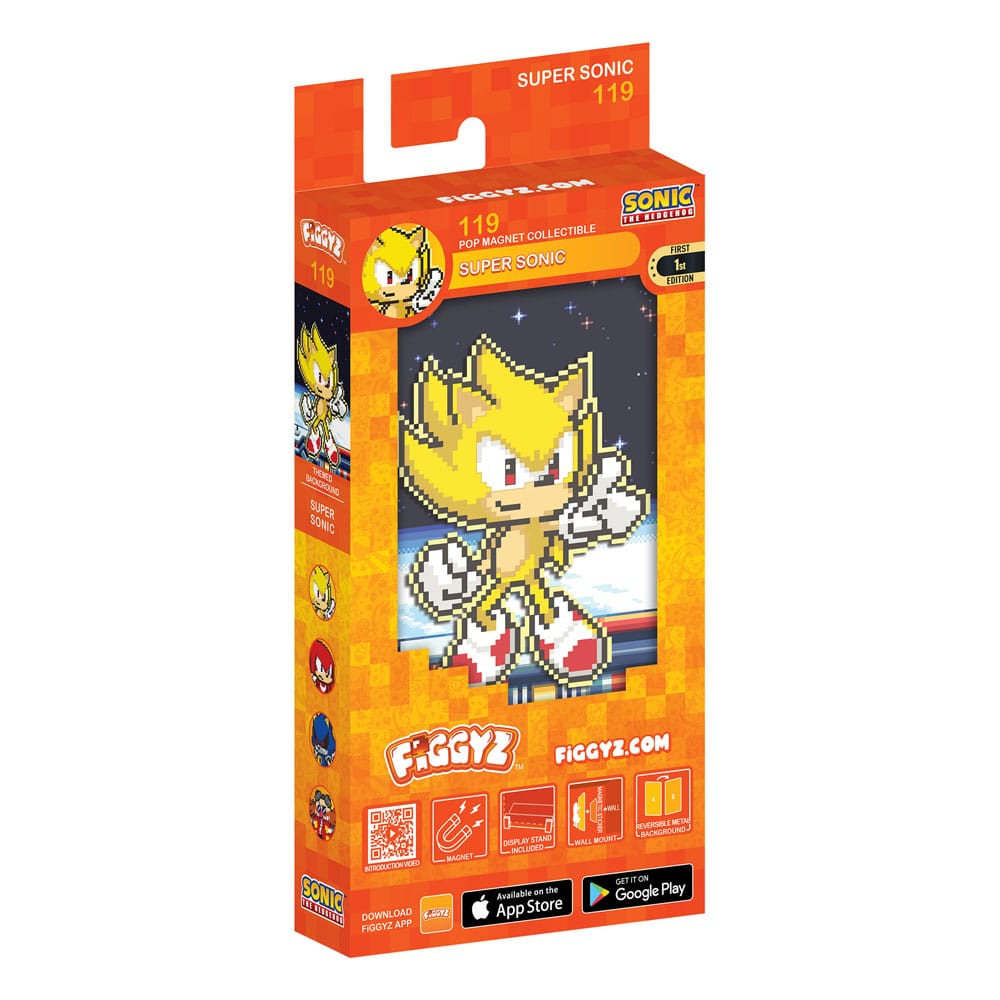Sonic the Hedgehog (Modern) magnet à collectionner FiGGYZ Super Sonic 11 cm