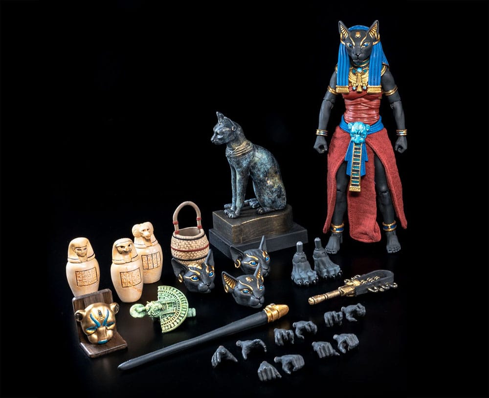 Figura Obscura figurine Bastet Black & Red