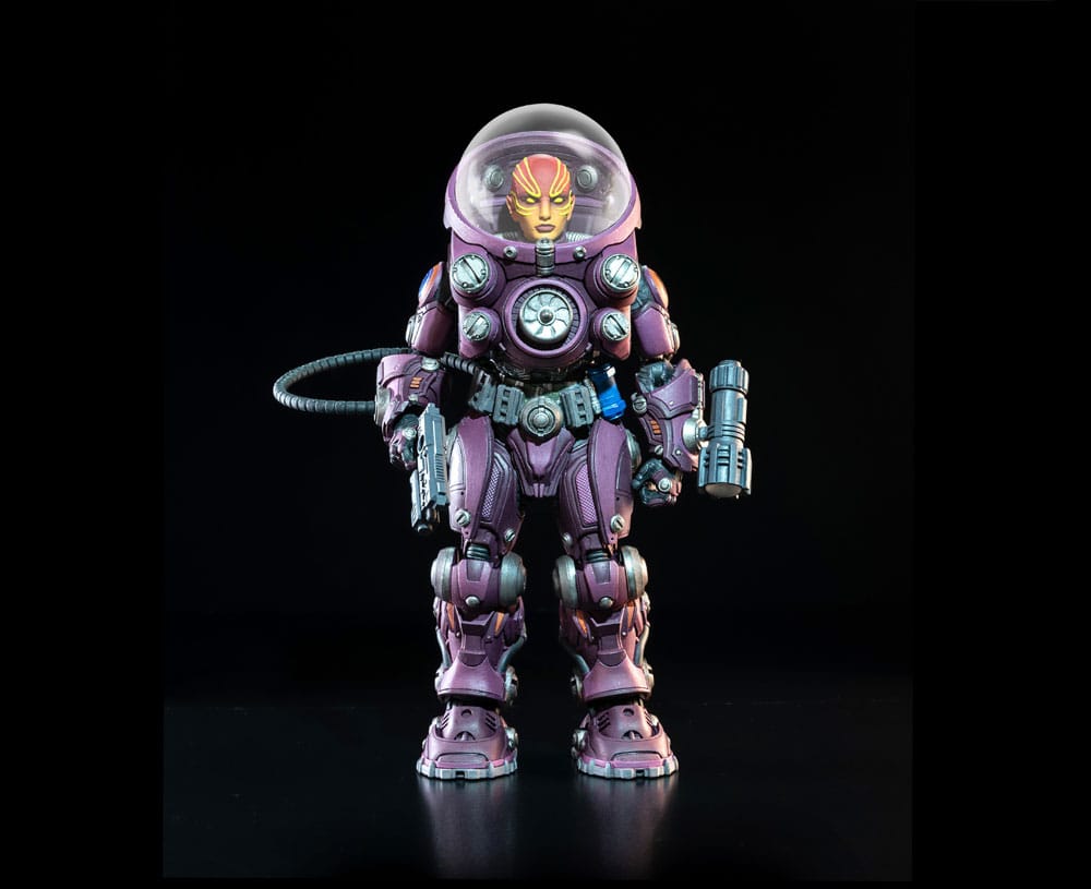 Cosmic Legions: OxKrewe Book One Thraxxon figurine Uularia Speer (Deluxe)