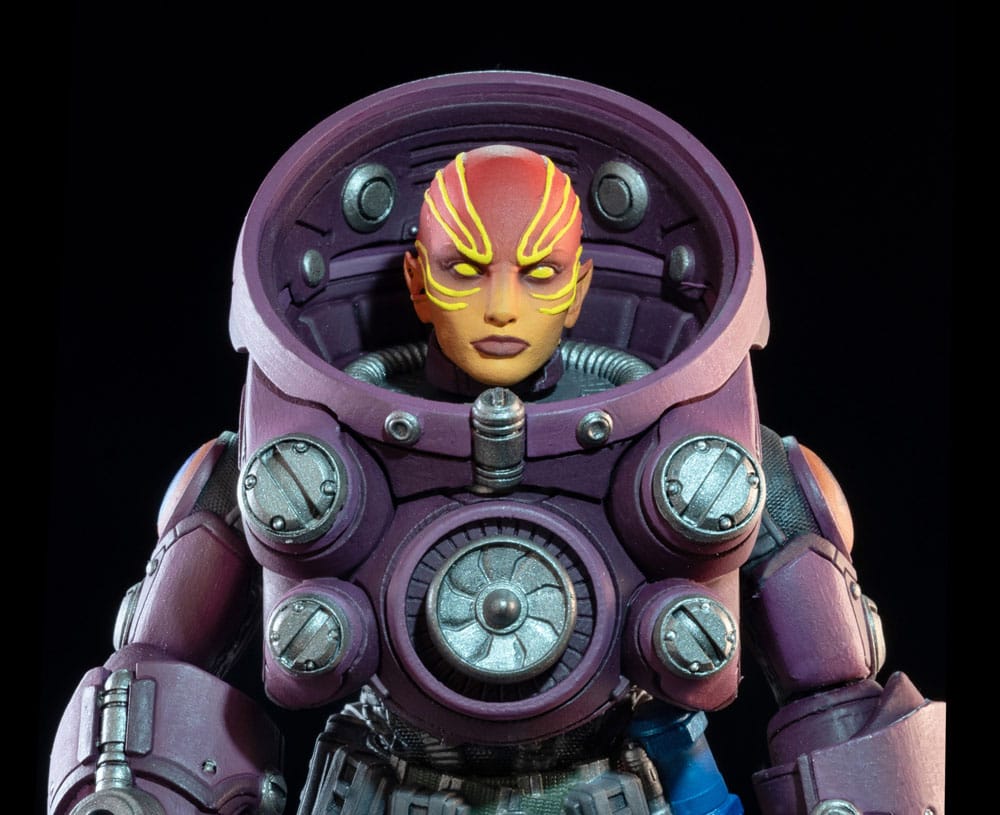 Cosmic Legions: OxKrewe Book One Thraxxon figurine Uularia Speer (Deluxe)