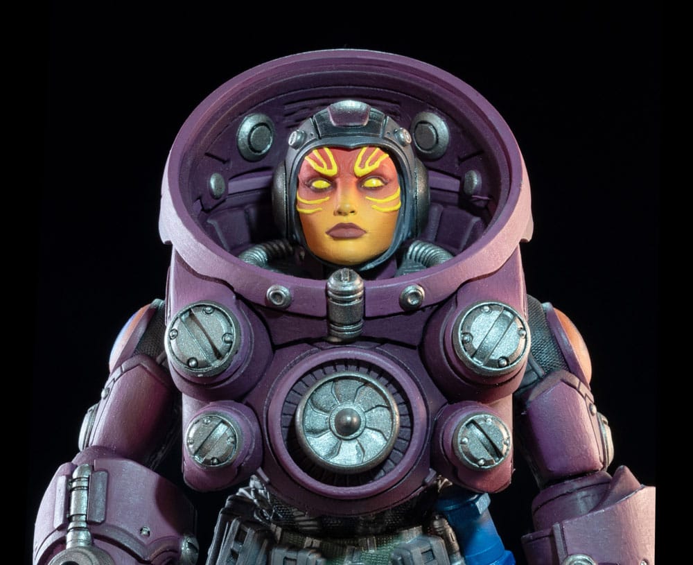 Cosmic Legions: OxKrewe Book One Thraxxon figurine Uularia Speer (Deluxe)