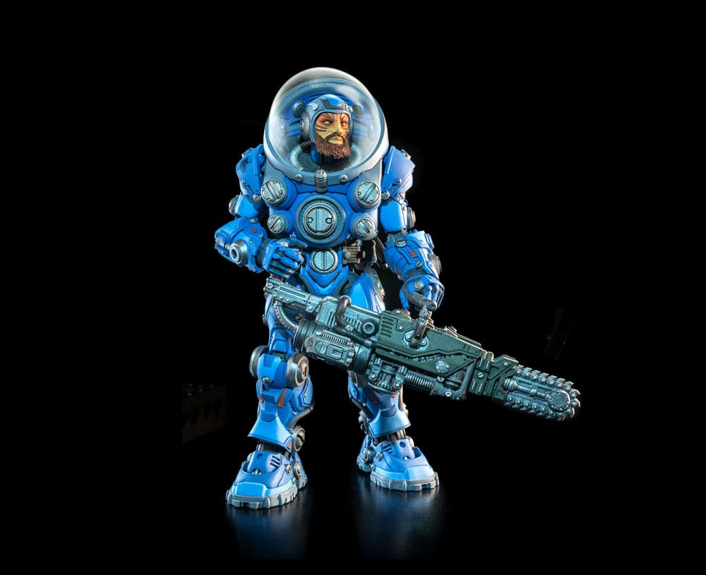 Cosmic Legions: OxKrewe Book One Thraxxon figurine Vellok Speer (Deluxe)
