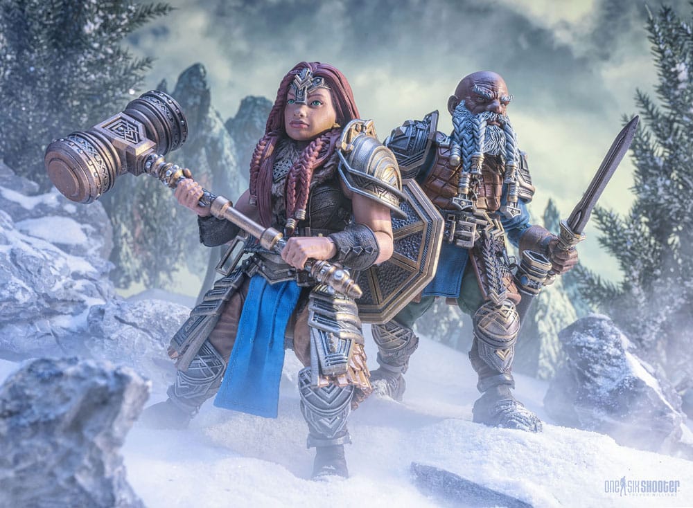 Mythic Legions: Rising Sons pack 2 figurines Exiles From Under the Mountain 15 cm