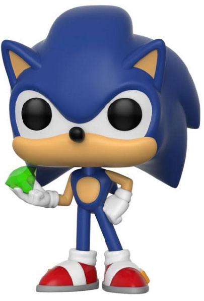 Sonic The Hedgehog POP! Games Vinyl figurine Sonic (Emerald) 9 cm