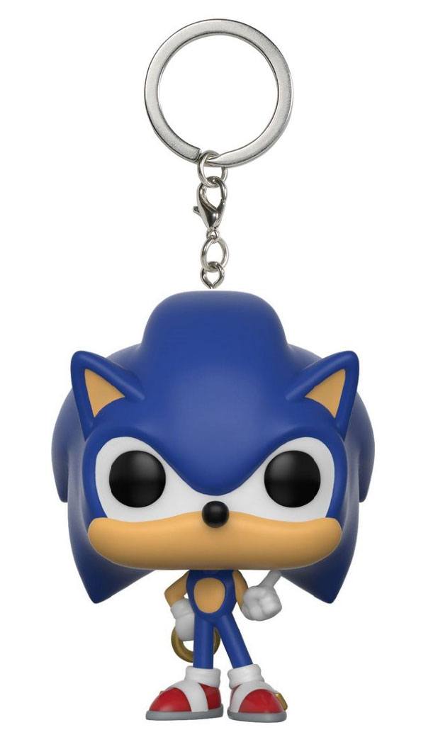 Sonic The Hedgehog POP! Vinyl porte-clés Sonic (Ring) 4 cm