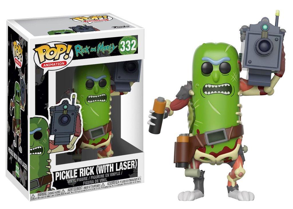 Rick et Morty Figurine POP! Animation Vinyl Pickle Rick with Laser 9 cm