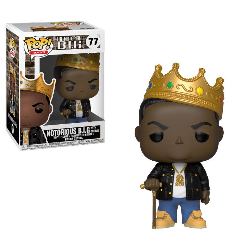 Notorious B.I.G. POP! Rocks Vinyl figurine Notorious B.I.G. with Crown 9 cm